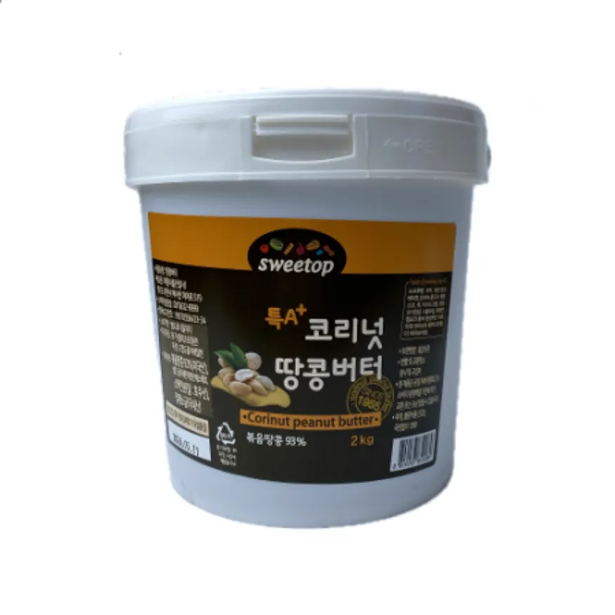 제일 코리넛 땅콩버터 2kg. (중국산 볶음땅콩75%), 2kg, 1개 이미지
