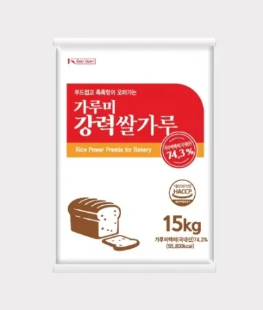 가루미 강력 쌀가루 (새롬/국산) 15kg