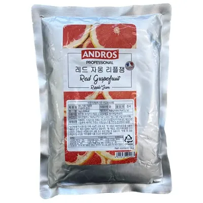 앤드로스 리플잼 레드자몽 1kg (베이크플러스/중국)