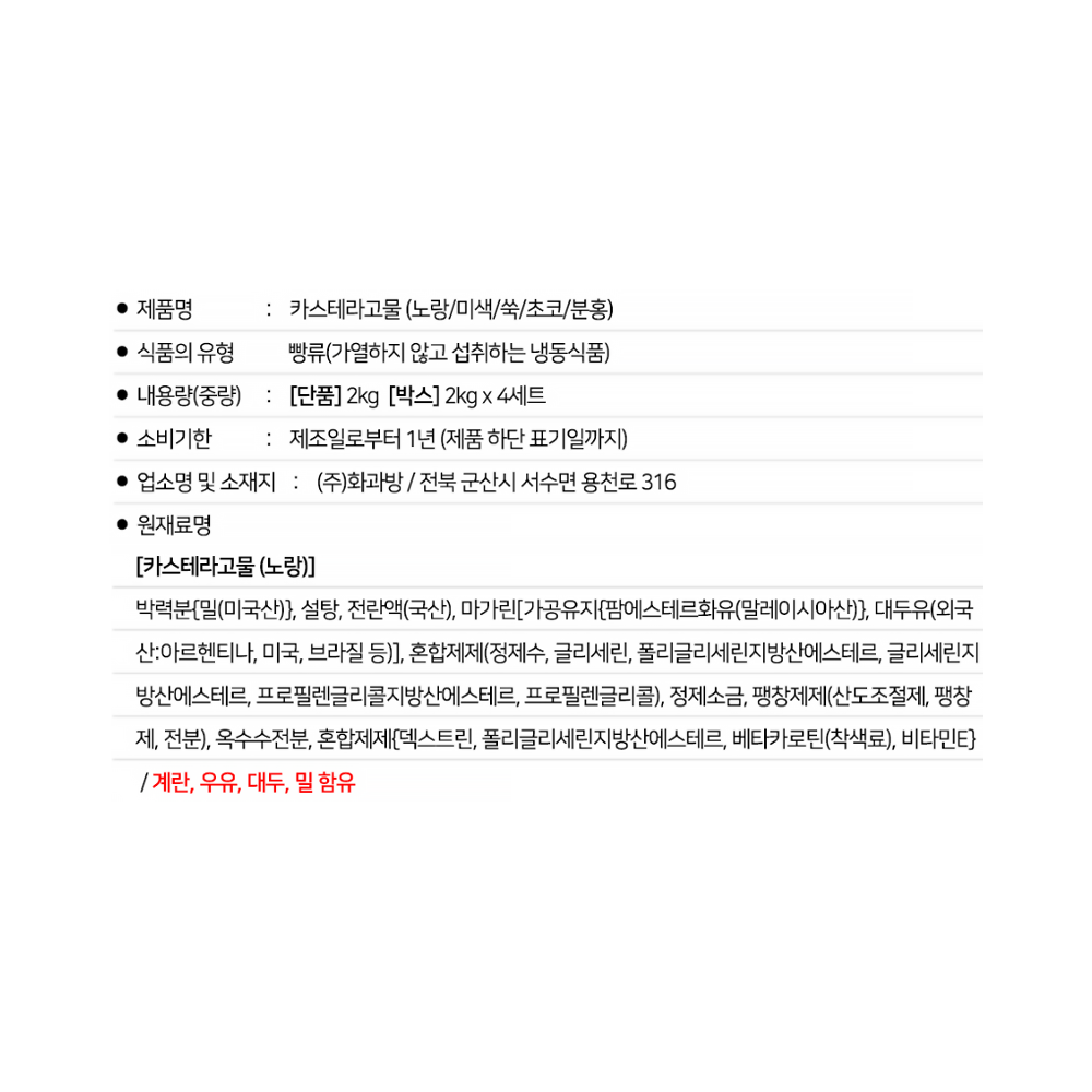 상품정보제공고시