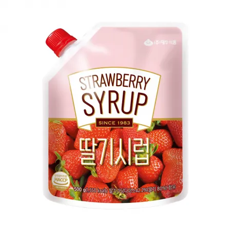 화과방 딸기시럽 500g