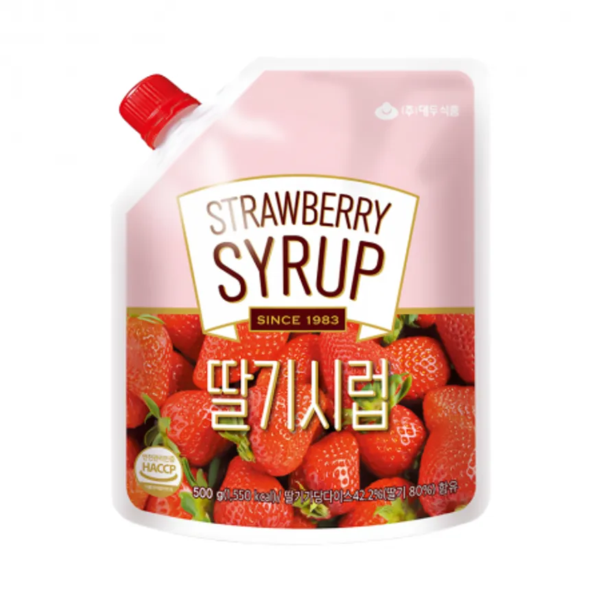 화과방 딸기시럽 500g 이미지