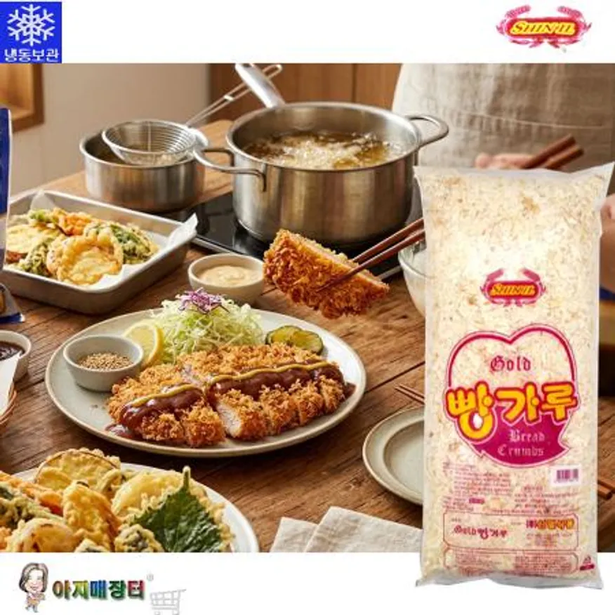 신일 빵가루 습식 일식 빵가루2kg(동절기 종이박스배송) 이미지