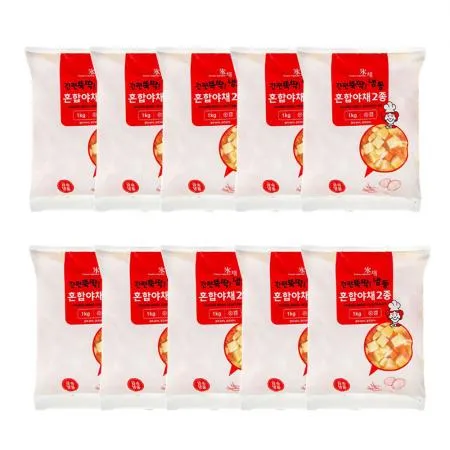 냉동 혼합야채2종(당근,감자)1kgx10개
