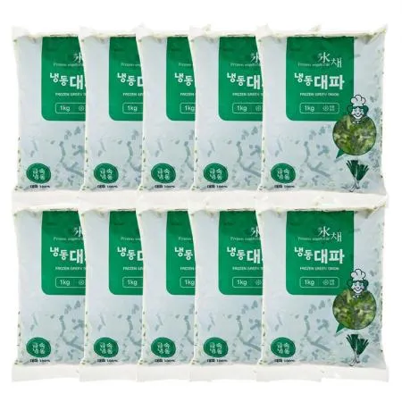 냉동 대파  1kg x10개