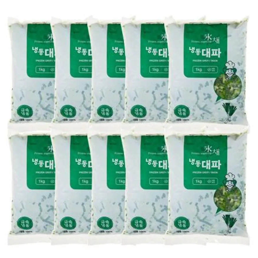 냉동 대파 1kg x10개 이미지