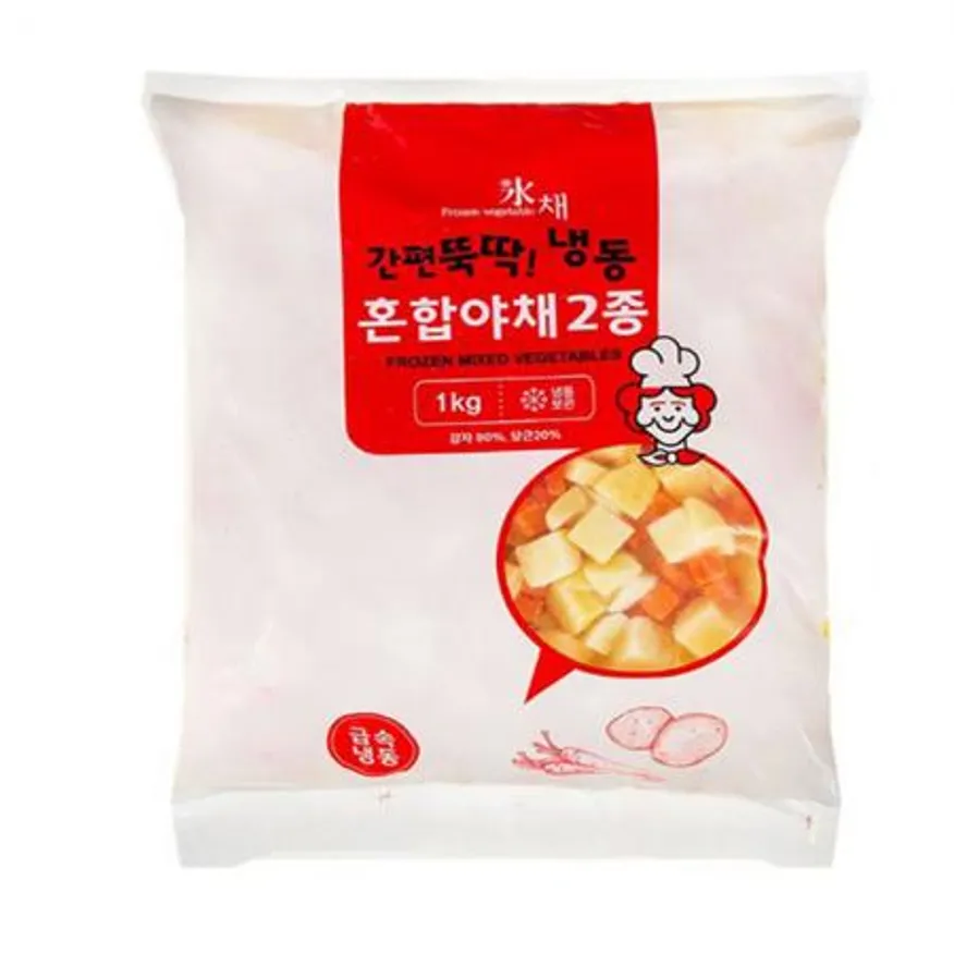 냉동 혼합야채2종(당근,감자)1kgx10개 이미지