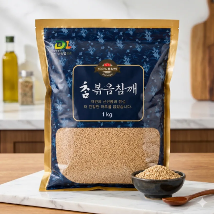 다들림 참 볶음참깨 1kg/EA (참깨100%) 이미지