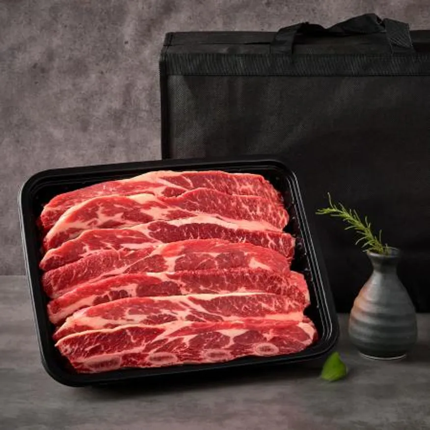 블랙앵거스 LA갈비 2kg 선물세트 이미지