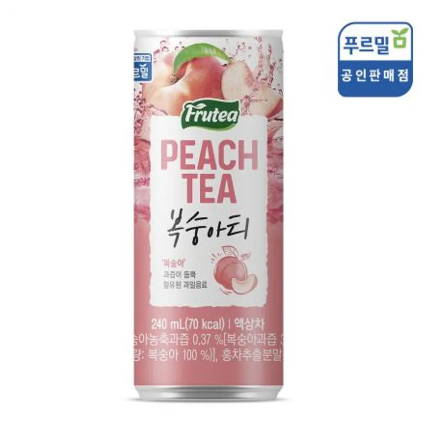 푸르밀 푸르티 복숭아 240ml x 30개 이미지