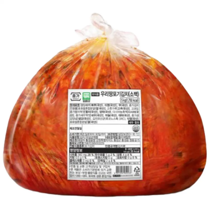 종가 포기김치 소백 5kg 이미지
