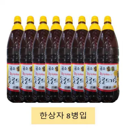 곰소 들골드기름(특품) 1.8L x 8개 1박스(무료배송) 이미지
