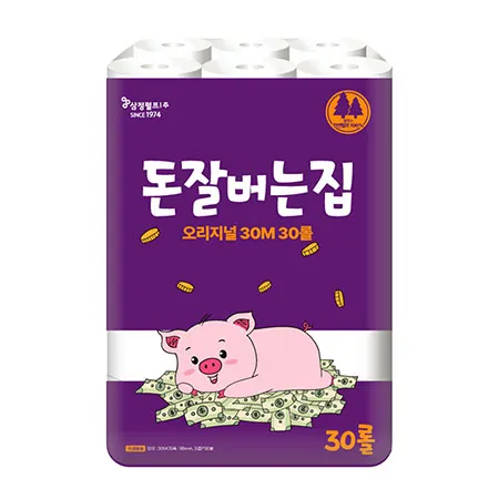 삼정 3겹 돈잘버는집 화장지 30m 30롤 1팩