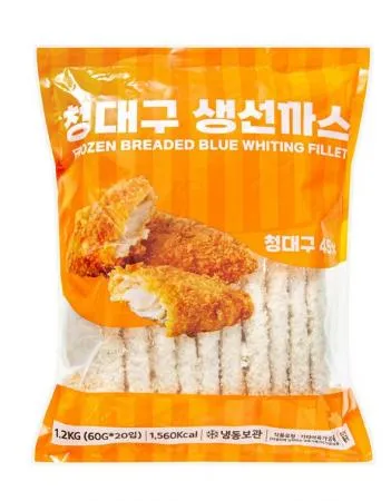 청대구생선까스(중국산/청대구45%) 1.2kg (냉동)