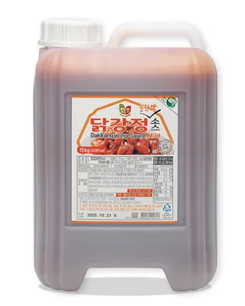 청우 양념치킨순한맛소스 10kg / EA