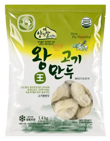 아하 고기왕만두 1.4kg (냉동)