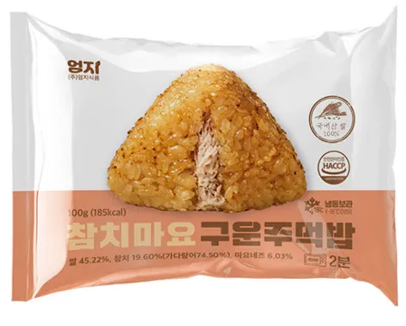 엄지 참치마요 구운주먹밥 100g (냉동)