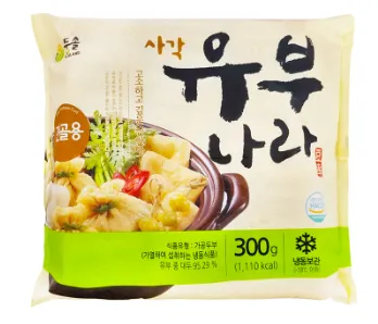 두솔 사각유부나라 300g(냉동)