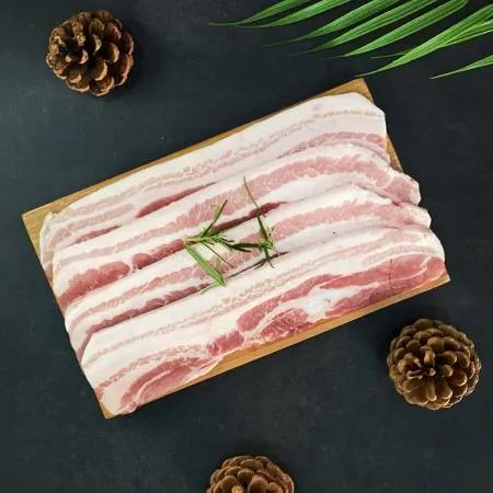 삼겹살 구이용 1kg x 2팩 슬라이스 두께7~8mm 이미지