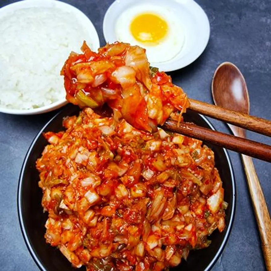 슬라이스김치 10kg 썰은 자른 다진 만두속 김치 중국산 업소용 식당 반찬 이미지