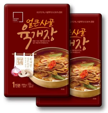 얼큰사골육개장 600g 육개장 소고기육개장