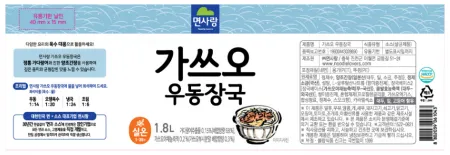 면사랑 가쓰오 우동장국 1.8L 우동국물 가쓰오우동 우동 이미지