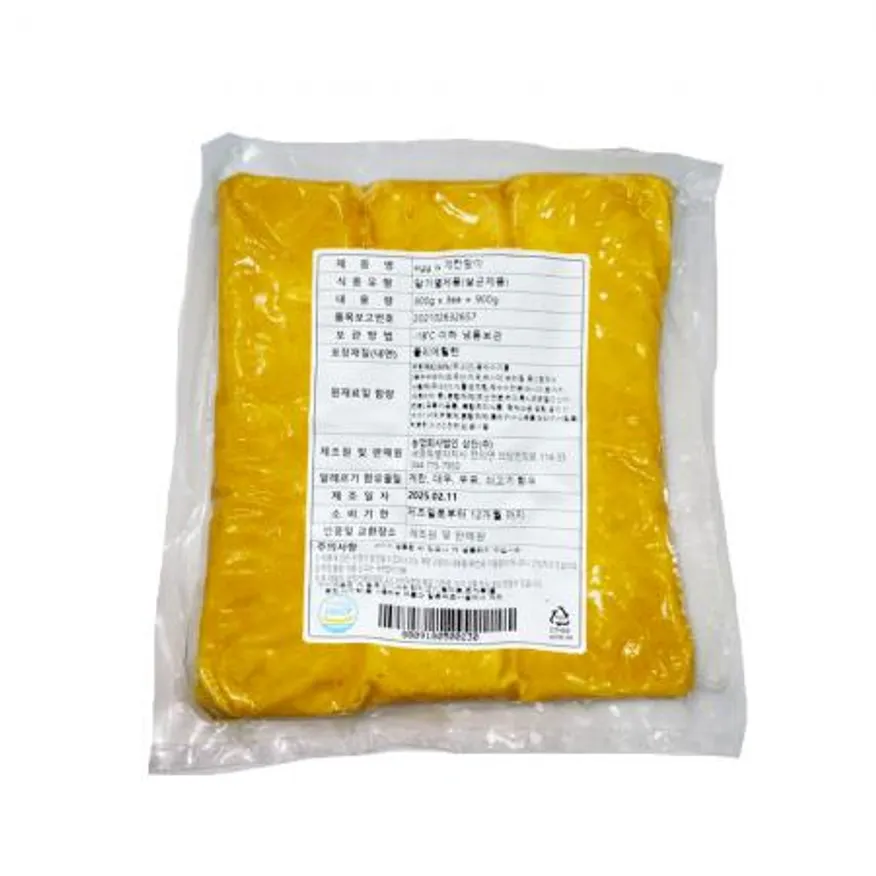 냉동계란말이 900g 일본식계란말이 업소용 대용량 계란구이 달걀말이 타마고야끼 이미지