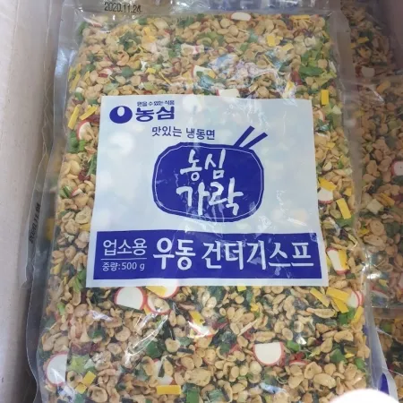 농심가락 우동 건더기스프500g