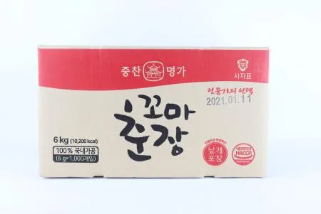 중찬명가 꼬마춘장 3kg (6g,/ 500개입)