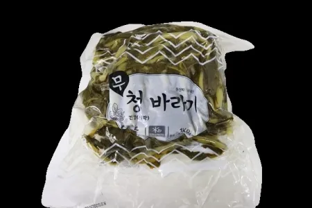 무청바라기 국산 삶은 데친 무청 시래기 1kg