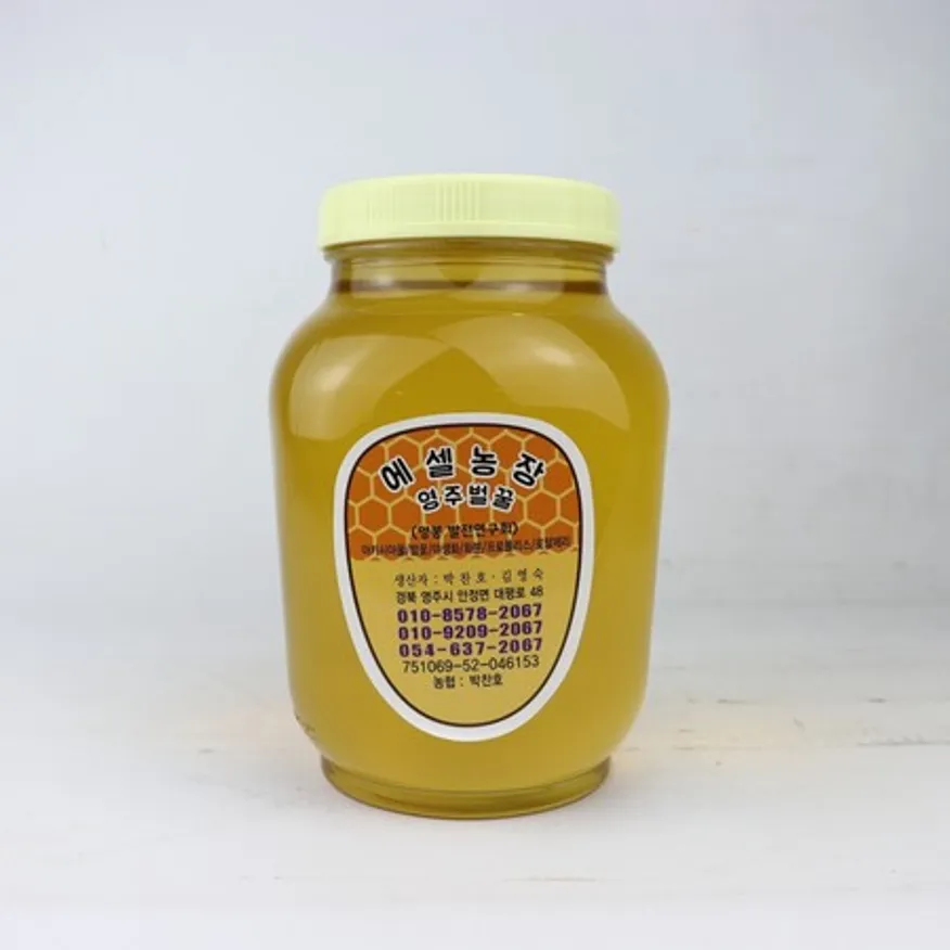 박찬호 생산 국산 아카시아꿀 2.4kg / 에셀농장 영주벌꿀 이미지