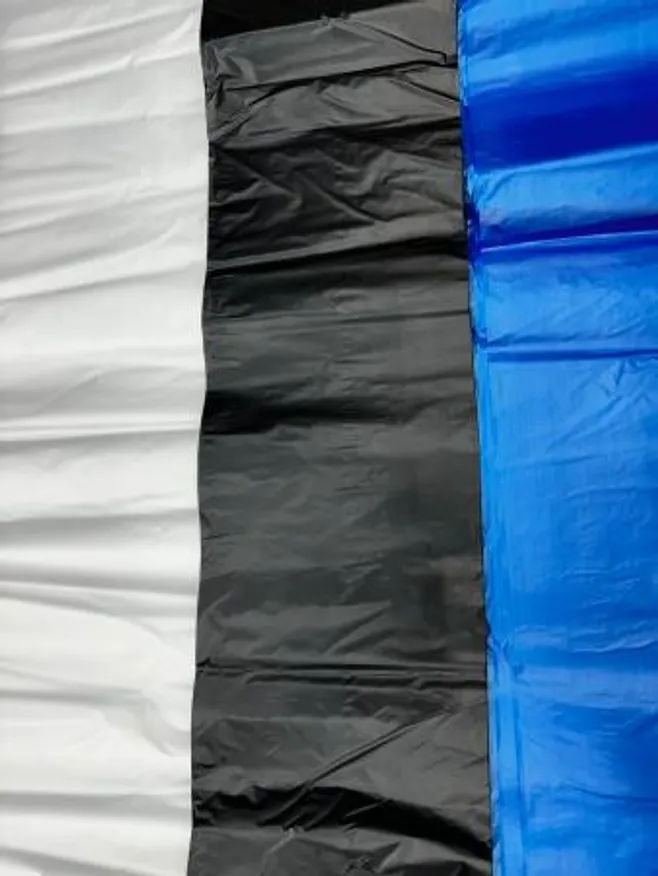 큰봉투 큰비닐 막지 쓰레기비닐 50L (85cm x 65cm) 흰/검/청 50매 이미지