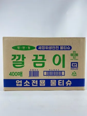 업소용 물수건 깔끔이 400매 대용량 업소용물수건 식당용물수건 물티슈