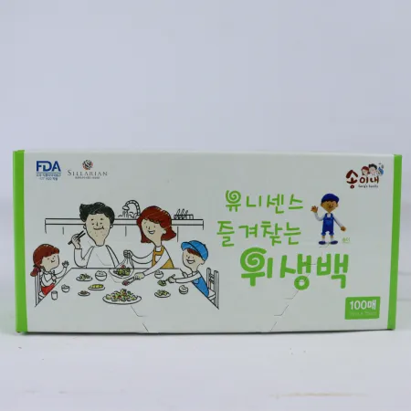 위생팩 유니센스 위생백 17x25cm 100매