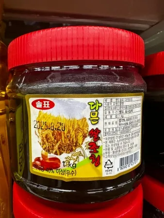 솔표 다믄쌀조청 황물엿 맥아물엿 1kg