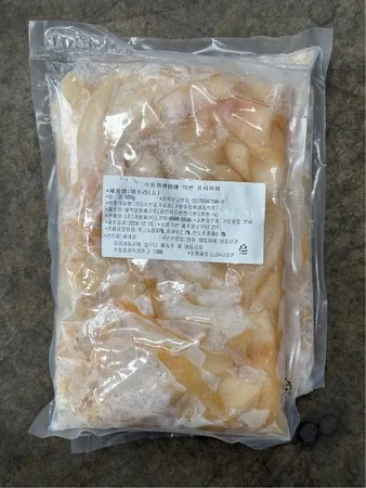 위소라 슬라이스 500g 위고동(세네갈) 소라살