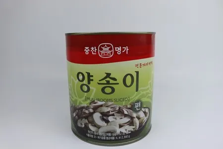 중찬명가 양송이캔 슬라이스 편 2.84kg