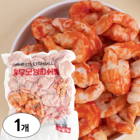 랜시 새우모양 피쉬볼 500g