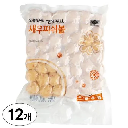 랜시 새우피쉬볼 500g x 12개 - 1박스