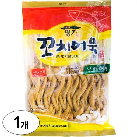 명가 사각 꼬치어묵 800g (40g x 20꼬치, 중)