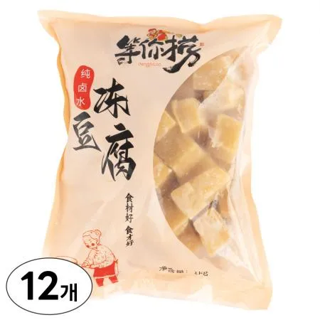 등니노 동두부 냉동두부 얼린두부 1kg x 12개 - 1박스