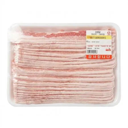 돼지(대패삼겹/브라질산) 1kg