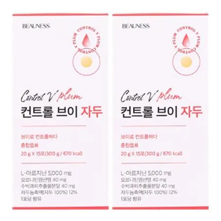 뷰니스 컨트롤V자두 20gX15포 2박스(30포)
