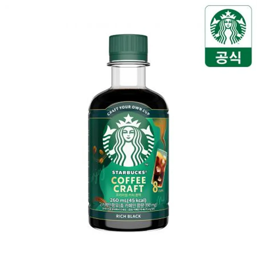 스타벅스 커피원액 크래프트 리치 블랙 260ml 이미지