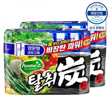 [애경]탈취탄 양문형 냉장고용 240g x2개