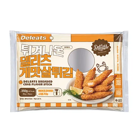 델리츠 게맛살튀김(다리/35g) 유탕 트레이