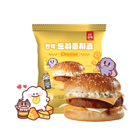 한맥 트리플치즈버거 155g