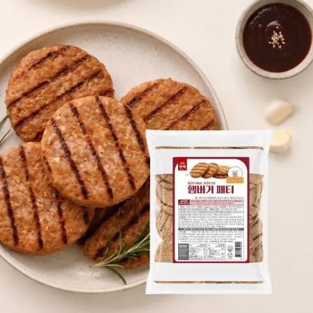 한맥 햄버거패티 1kg(50g*20개입)