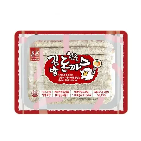 한맥 한줄김밥돈까스(35g*30입 1.05Kg/EA)