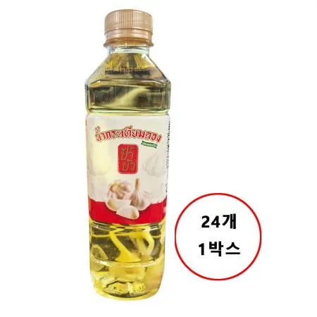 태국 피클드갈릭 마늘절임물 500g x 24개 한박스 마늘물 장아찌 동남아요리 Thai Pickled Garlic